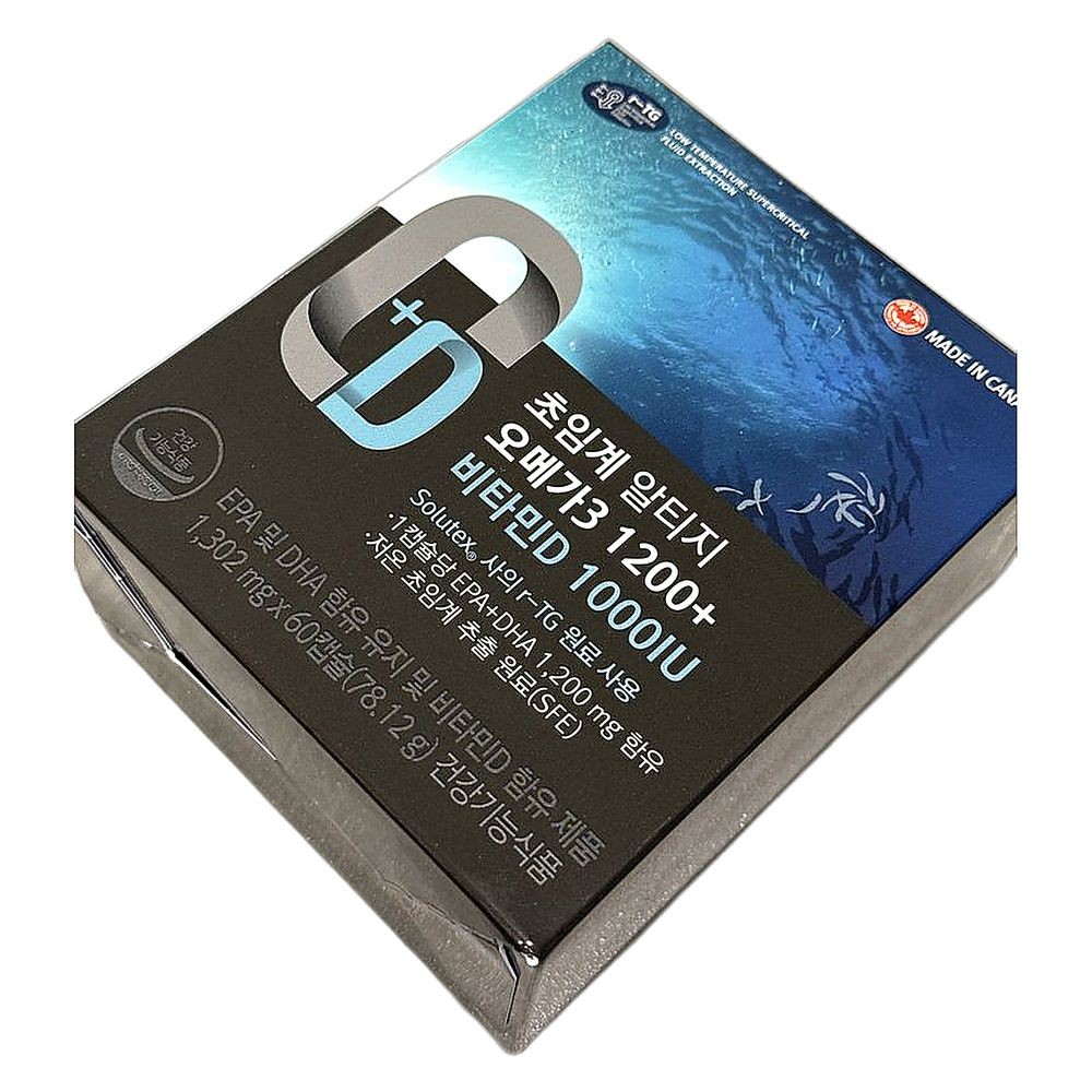 건강 유지 필수 오메가3 초임계 추출 고순도 영양제, 60정, 4개, 4개, 60정 181,800원