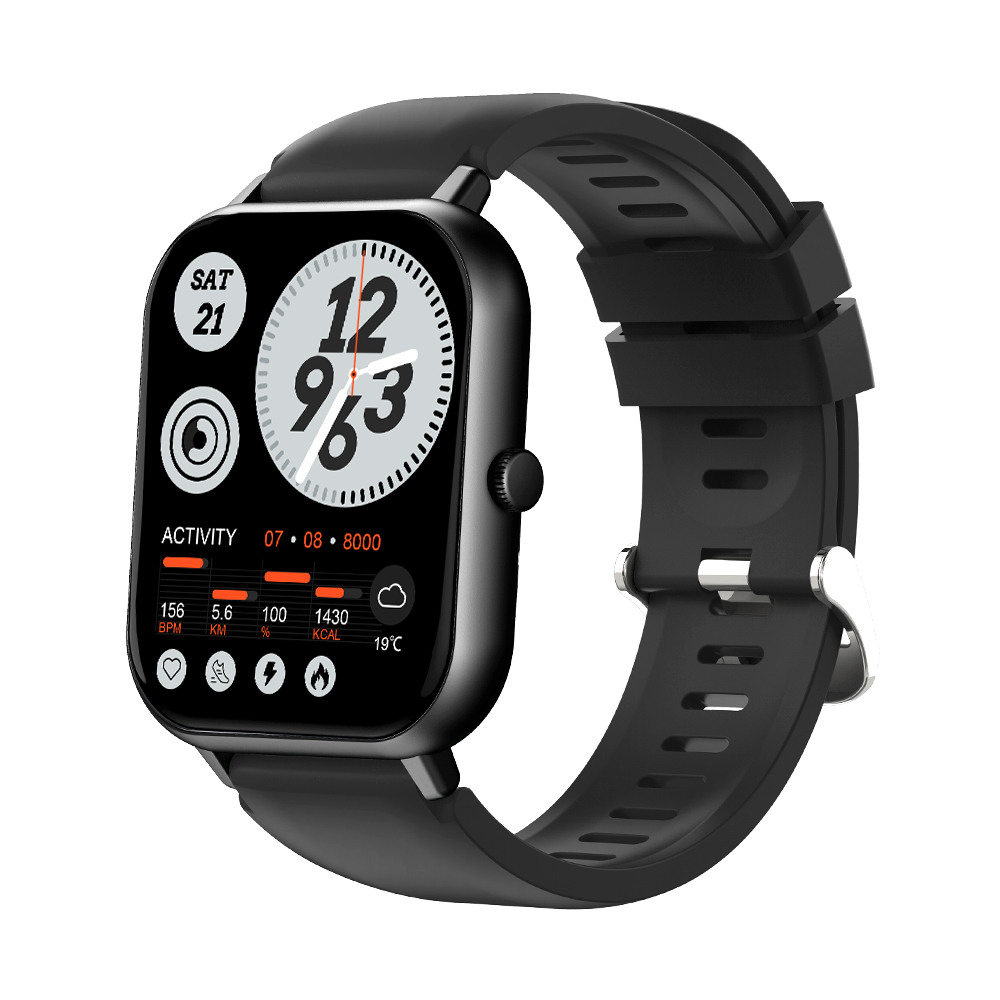 PEJE 운동 걸음 수 건강 관리 블루투스 통화 스마트워치 한국판, 검정색, 4.6cm, GPS + 블루투스 30,600원