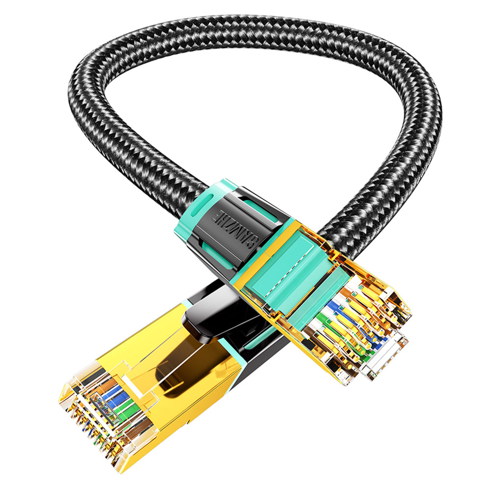 삼지 CAT8 FFTP 직조 초고속 기가 랜선 인터넷 랜케이블 CX8, 혼합색상, 1개, 3m 13,400원