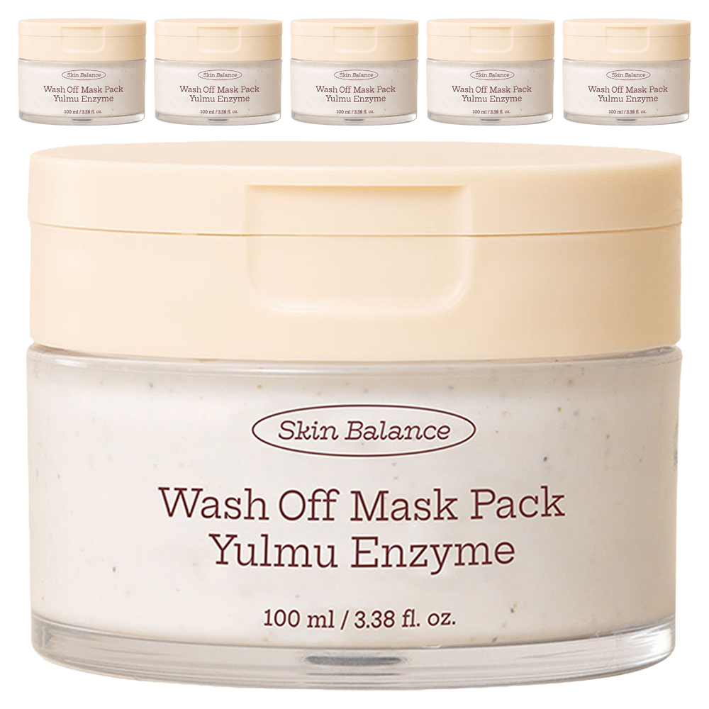 아리얼 스킨밸런스 율무 효소 워시오프 마스크팩 100ml, 1개입, 6개 119,400원