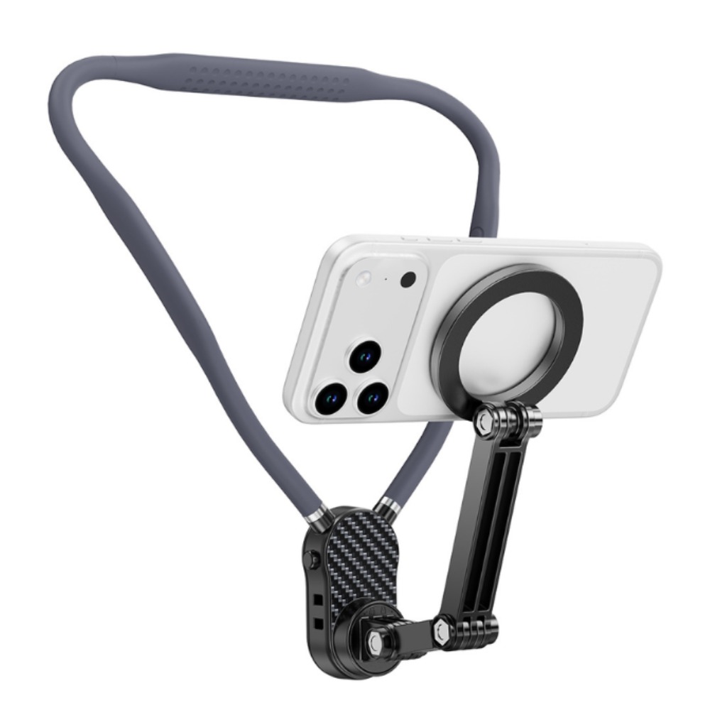 가제만 맥세이프 휴대폰 목걸이 거치대 스마트폰 넥마운트 마그네틱 아이폰, 1개, 그레이, H1 14,800원