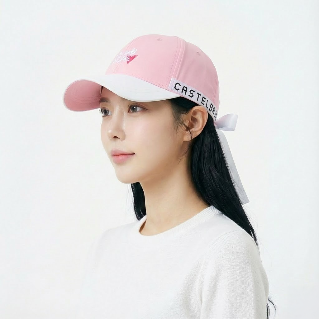 까스텔바작 여성 골프 레터링 볼캡 CSW-223, 핑크 29,800원