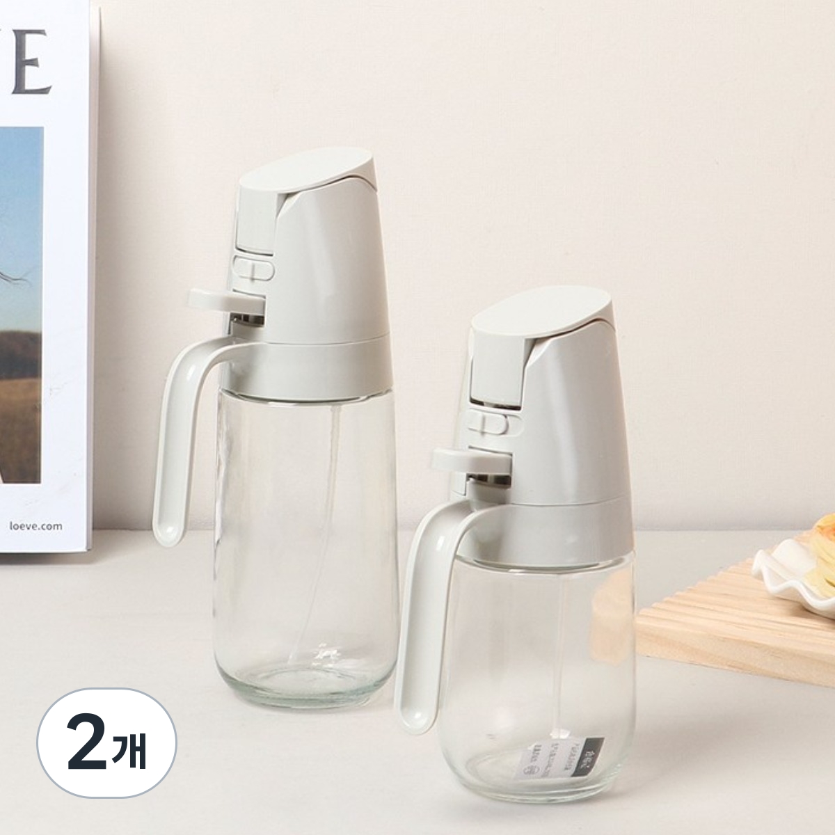 귀월미 2way 유리 스프레이 오일병(스프레이타입+ 붓는 타입), 2개, 300ml 14,360원