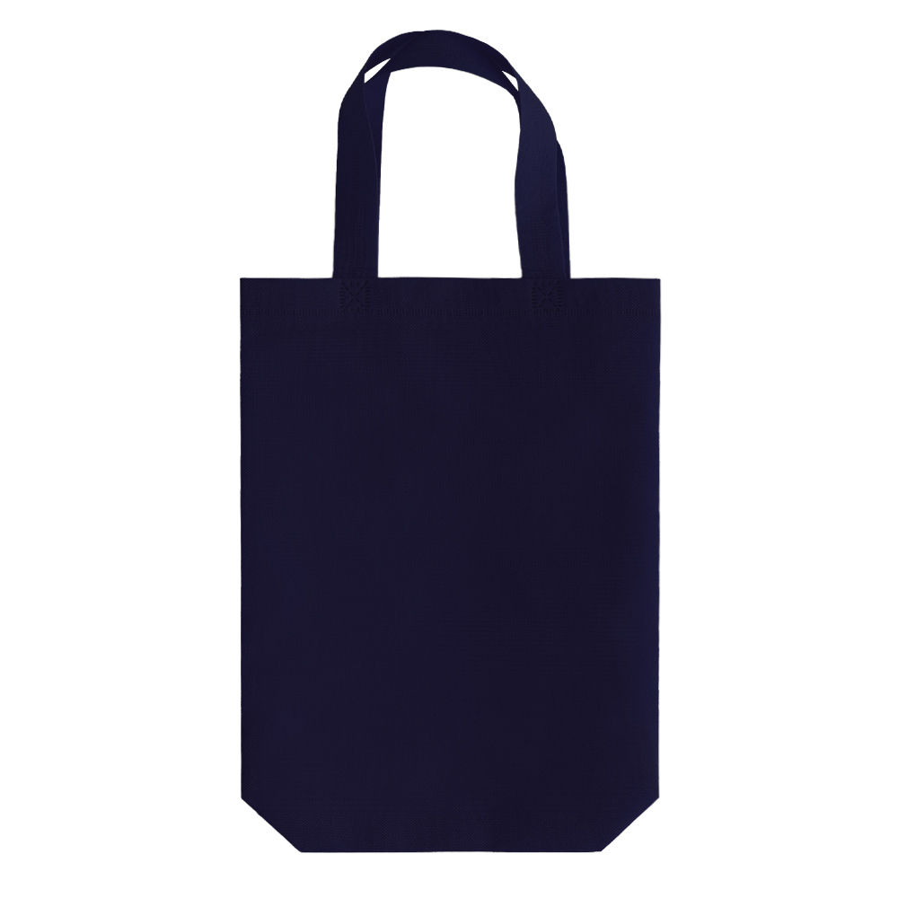 도톰하고 튼튼한 아트퓨어 프리미엄 부직포가방 M자 세로형 6가지색상 소형 중형 대형 3종사이즈 인쇄가능 대량제작, 1개, 네이비, 현재가 640원