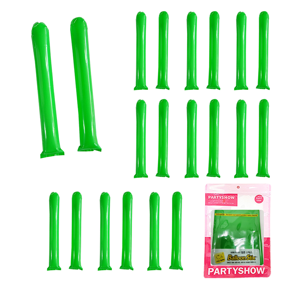 파티쇼 응원 막대풍선 2p 6,500원