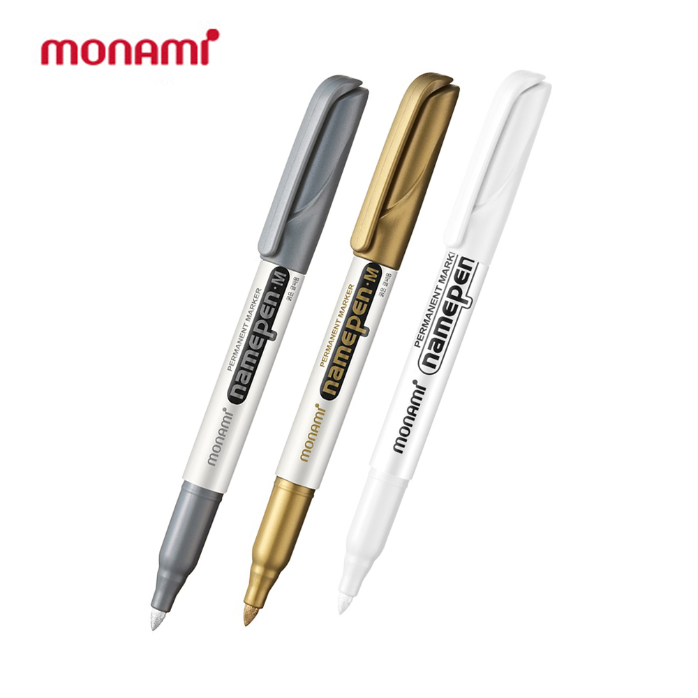 모나미 네임펜 M 금색1개+은색1개+흰색1개 세트 7,800원