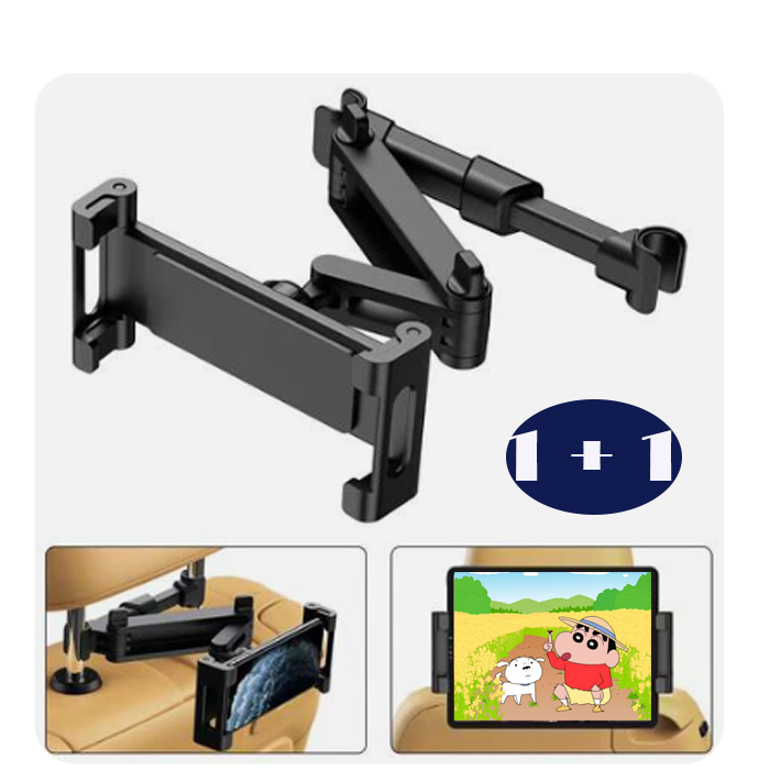 (왓썸) 1+1 차량 뒷자석 헤드레스트 길이확장 거치대 태블릿 스마트폰 아이패드 갤럭시 탭 15,900원