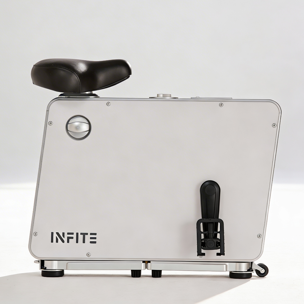 인피테 루틴 바이크 실내자전거 미니 접이식 유산소 사이클 운동기구, 메탈릭화이트, RUT-1103 288,000원