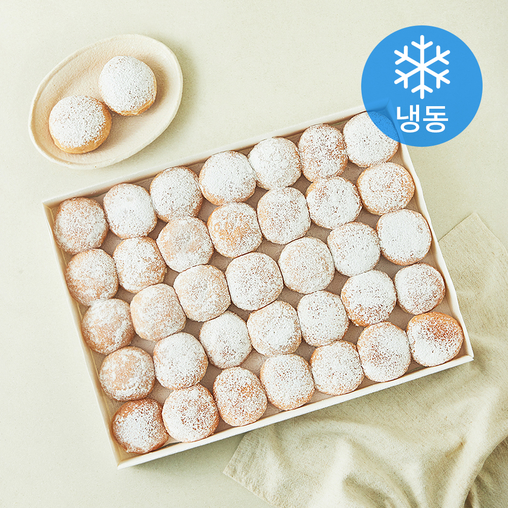 [로켓프레시] 삼양사 서브큐 미니 플레인 베니에 도넛 (냉동), 20g, 1개, 35개입 21,000원