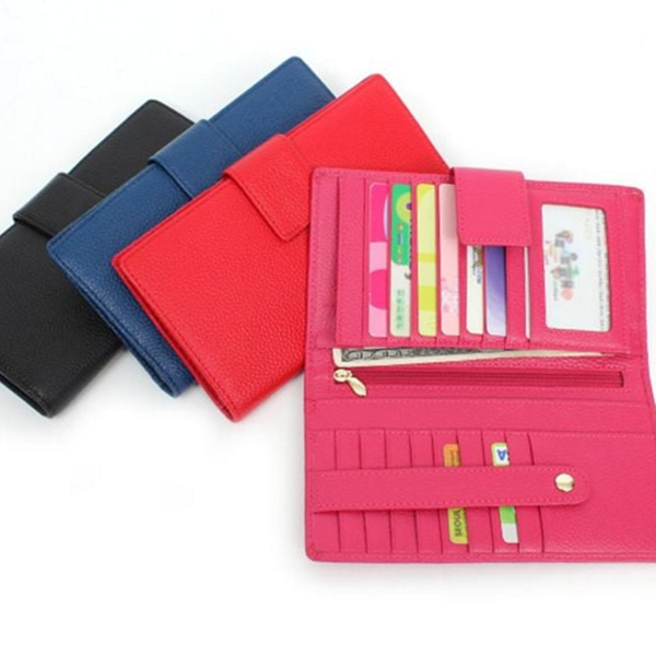 여성 천연 가죽 장지갑 소가죽 수납 지갑 여성 가죽 핸드폰 아코디언 파우치 지퍼 통장 카드 동전 45,660원
