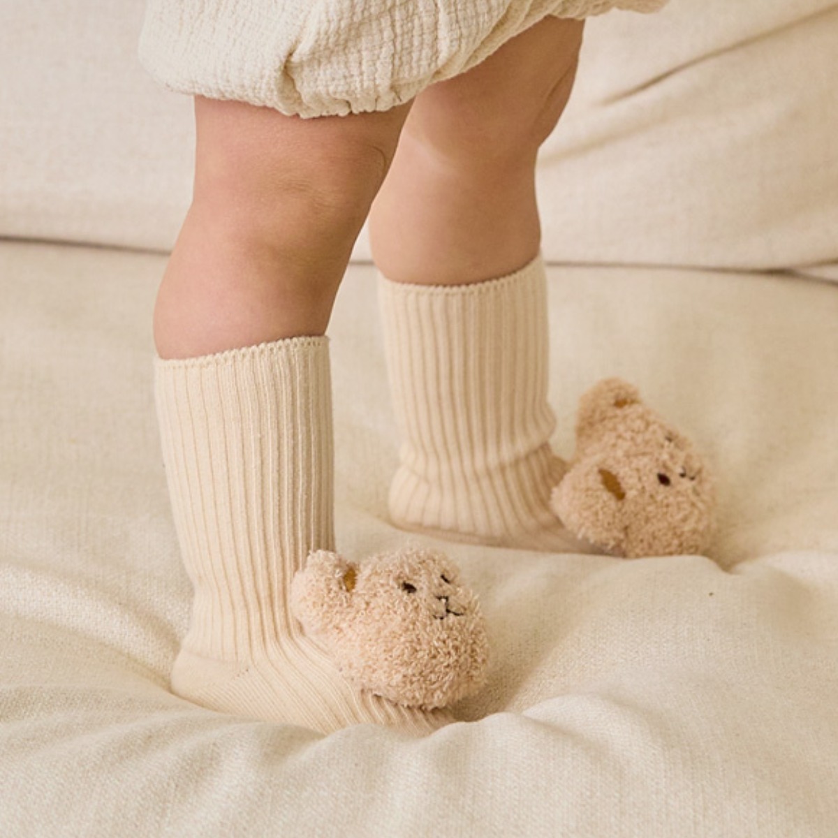 [꿈과별]곰별이 골지양말 아기양말 인형양말 문센룩 장목양말 4,500원