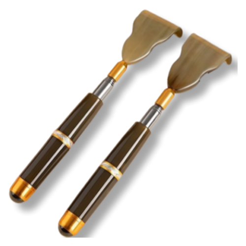 이랑이랑 고급형 튼튼 지압 길이조절 접이식 효자손, 갈색, 2개 9,960원