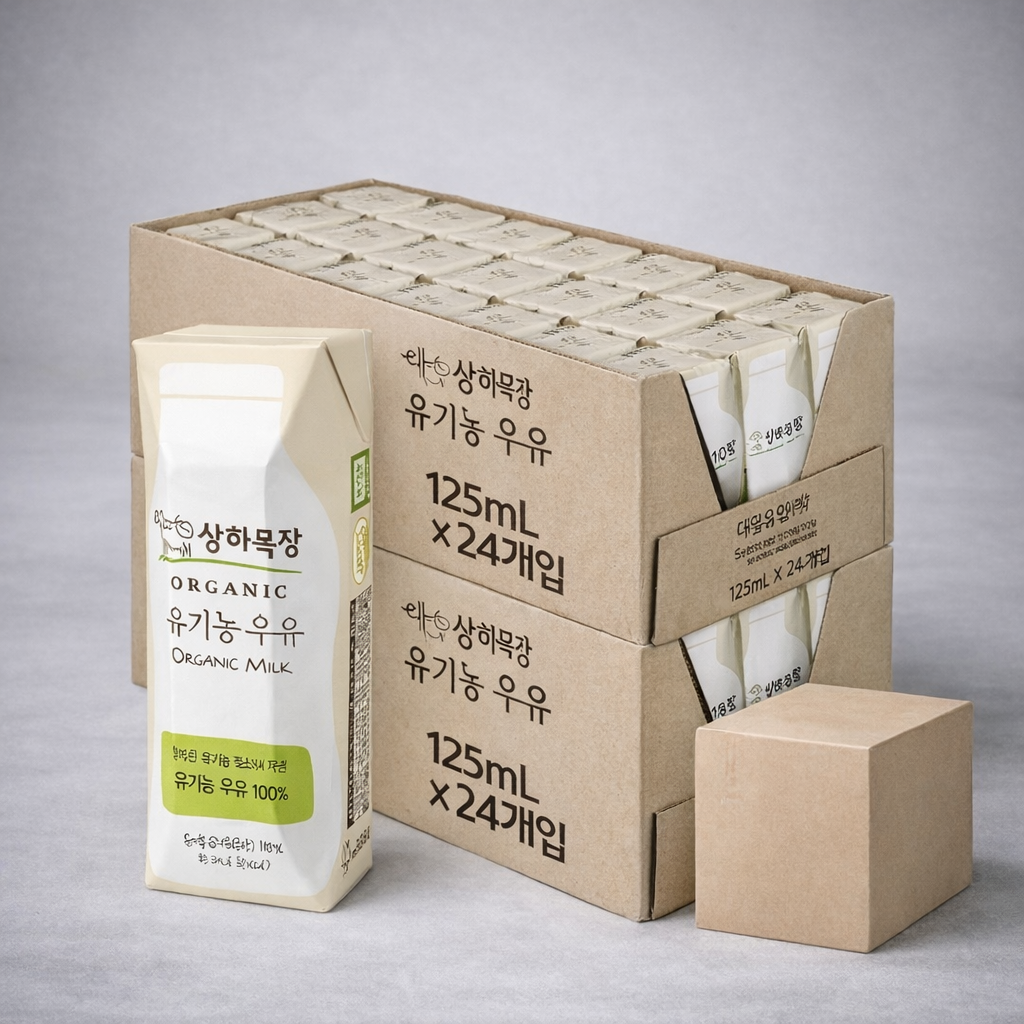 상하목장 유기농 우유 125ml 48개, 125ml, 48개 36,500원