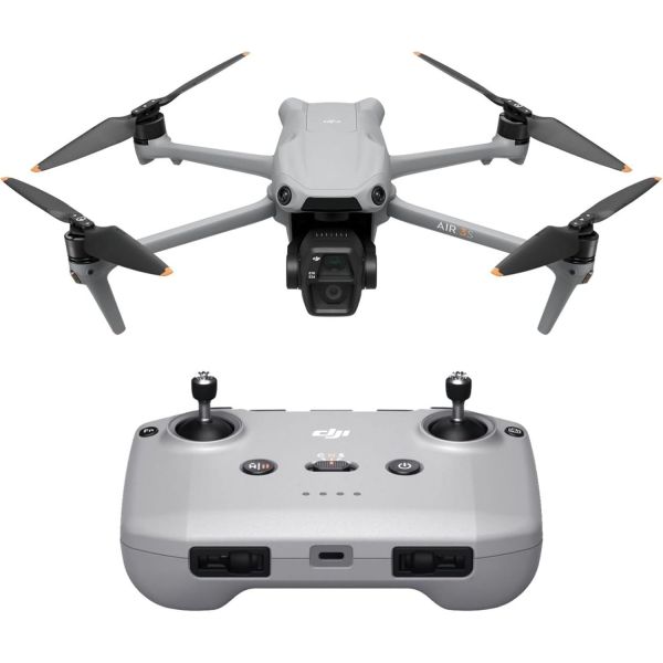 DJI Air 3S 플라이 모어 콤보 RC 2 스크린 리모컨 성인을 위한 1인치 CMOS 와이드 앵글 및 미디엄 텔레 카메라 드론 4K60fps 전방위 감지 3개 배터리로 연장 2,404,900원