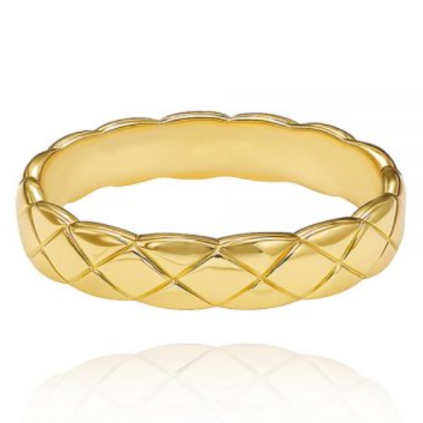 14K 금반지 여자반지 골드 여자 여성 데일리 레이어드 퀼팅 링 반지 868,950원