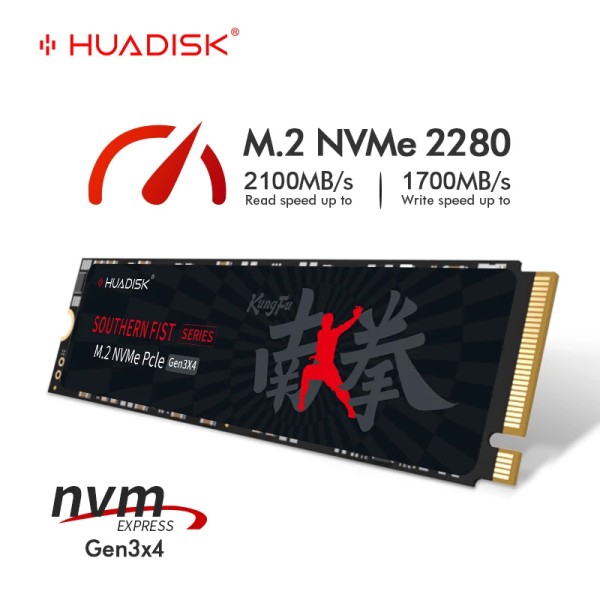 HUADISK SSD NVMe M2 1TB 512GB PCI-e 3.0X4 내장 하드 디스크 2280 SSD 256GB 128GB 솔리드 스테이트 드라 52,300원