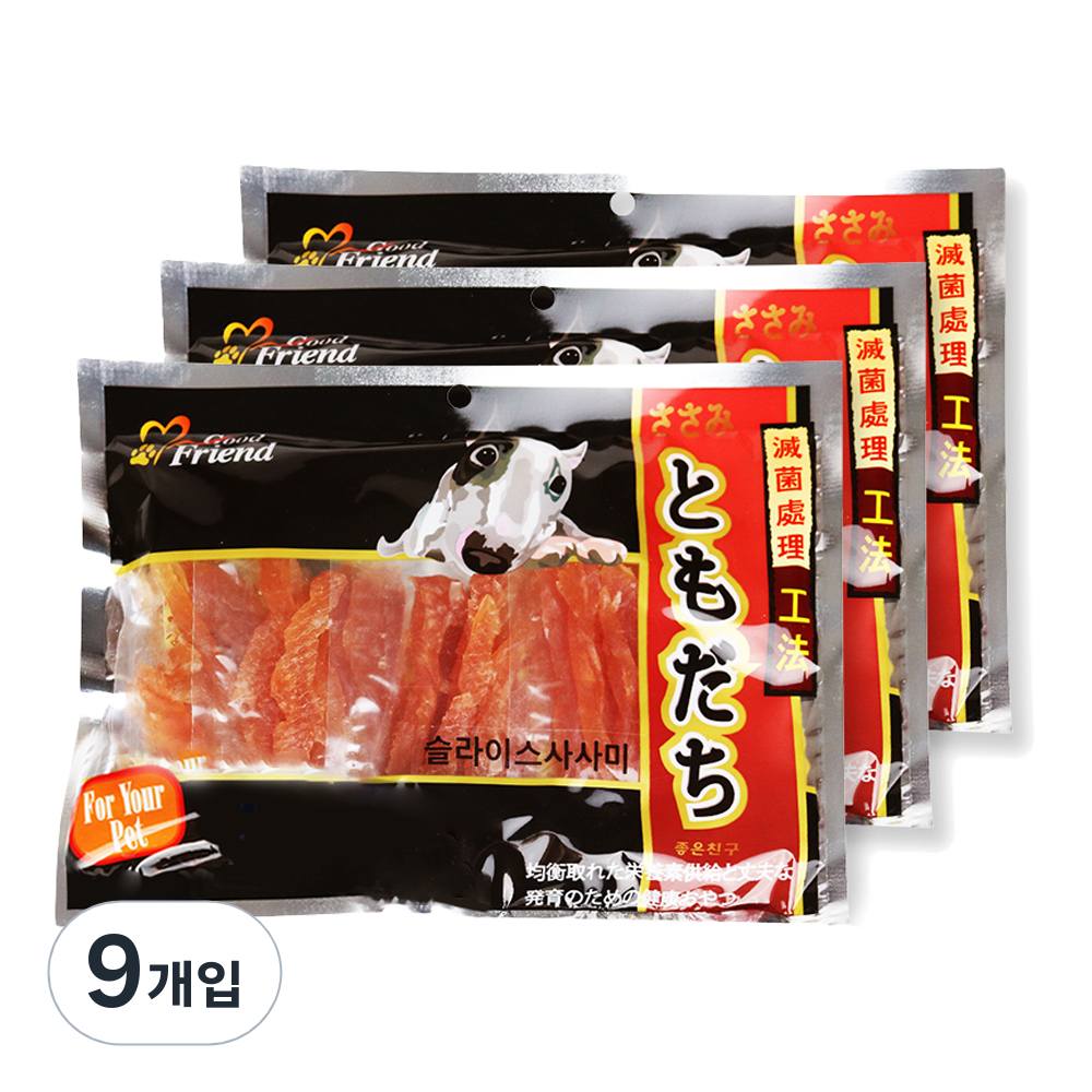 굿프랜드 도모다찌, 슬라이스사사미, 9개, 380g 41,210원