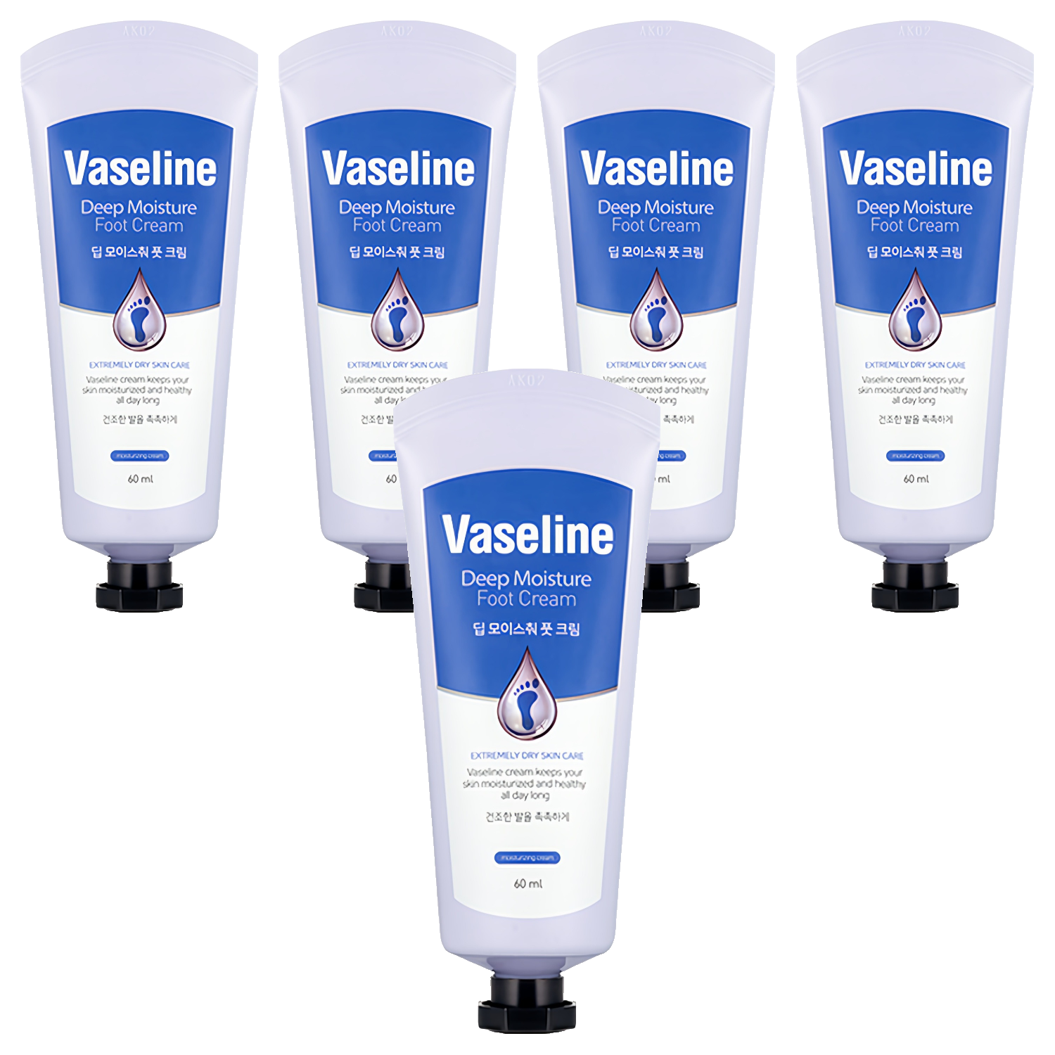 바세린 C2Y 딥 모이스춰 풋크림, 1개입, 5개, 60ml 11,900원