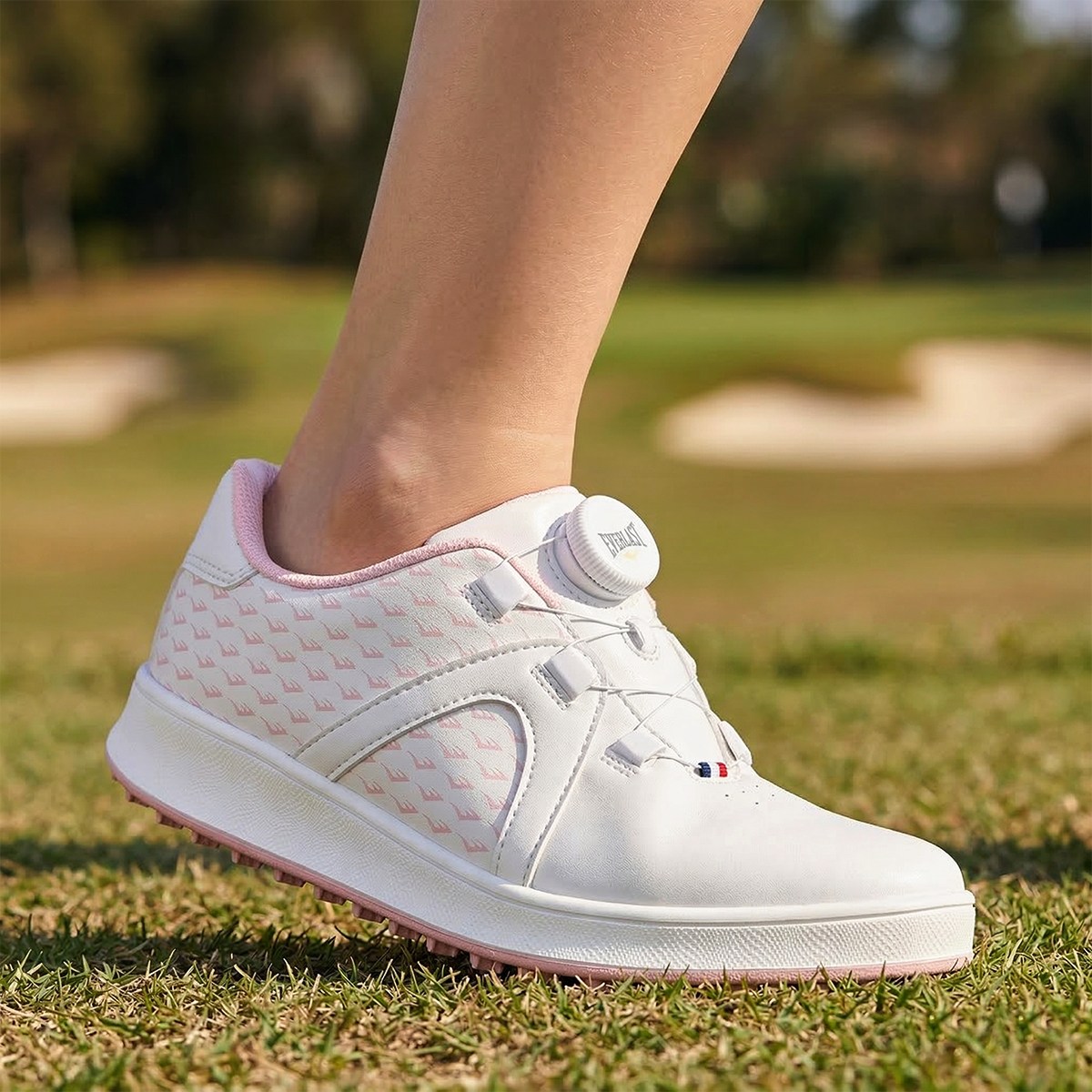 에버라스트 소가죽 여자 스파이크리스 보아 다이얼 골프화 핑크 오렌지 스니커즈 연습용 필드용 수제 골프 운동화 65,500원