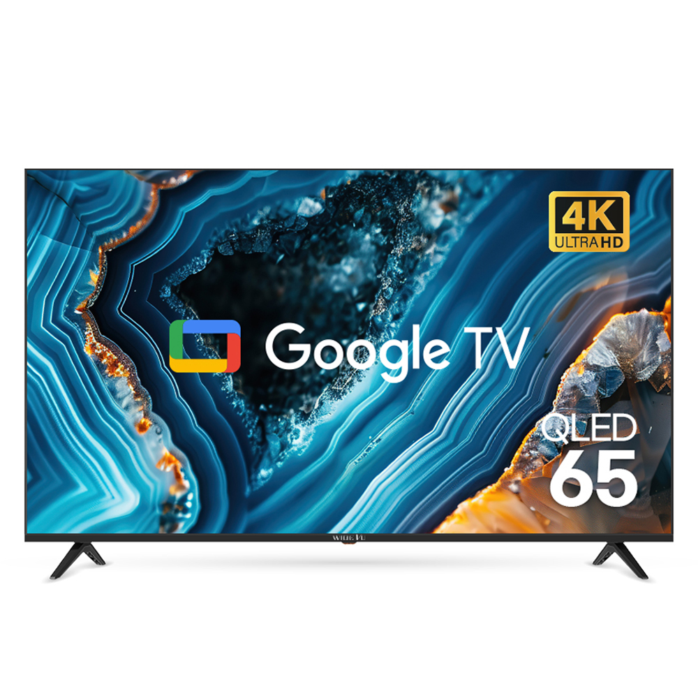 와이드뷰 4K UHD QLED 구글 스마트 TV, 165cm(65인치), EKW651QA, 스탠드형, 방문설치 578,550원