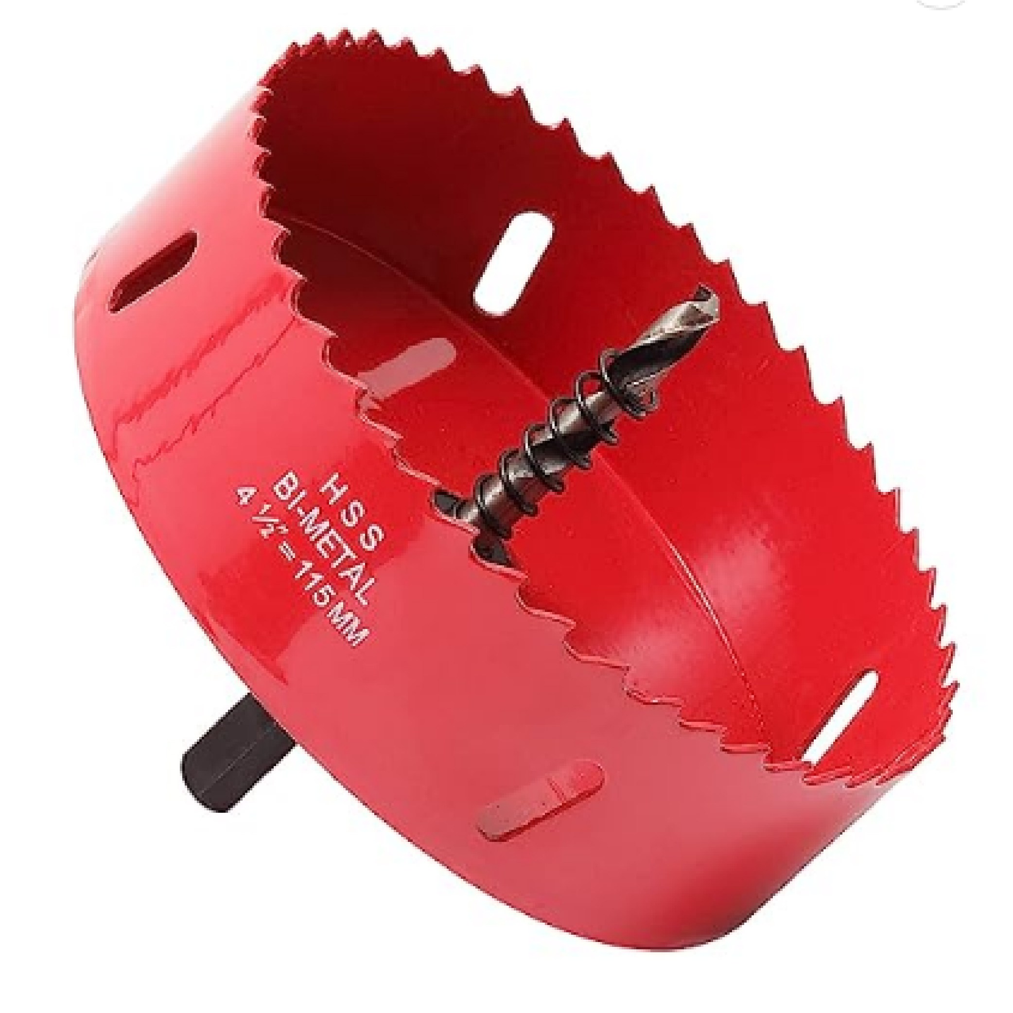 바이메탈 홀쏘 115mm 아바포함 원형 컷팅 목재 철판 석고 pvc 플라스틱 금속 목공 홀소 홀커터 홀컷터, 1개 14,900원