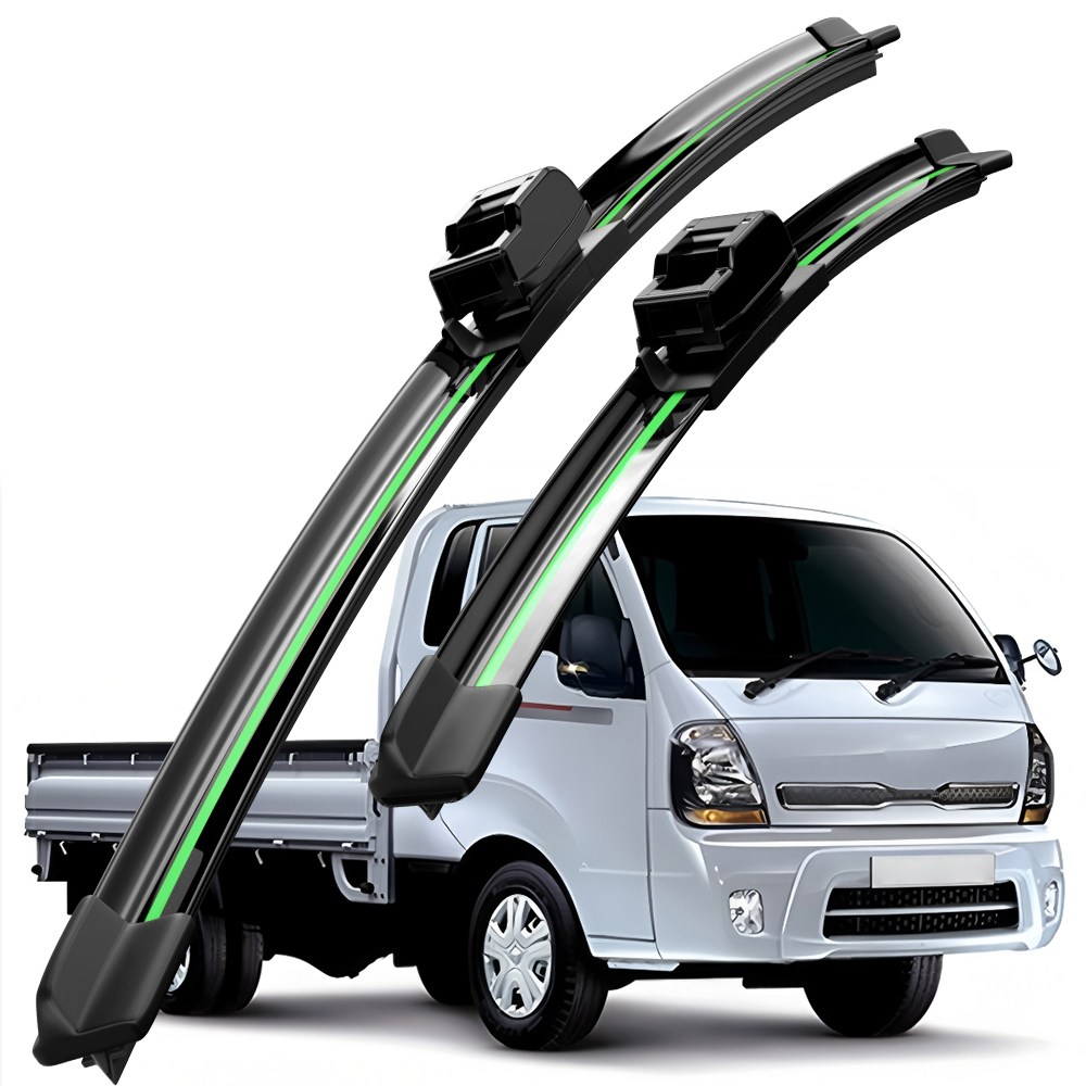 호환 기아 봉고3 2004-2024 와이퍼 초발수 저소음 자국 없음 전면 와이퍼 블레이드 2종 세트, 봉고3(PU) 2004-2024 28,600원