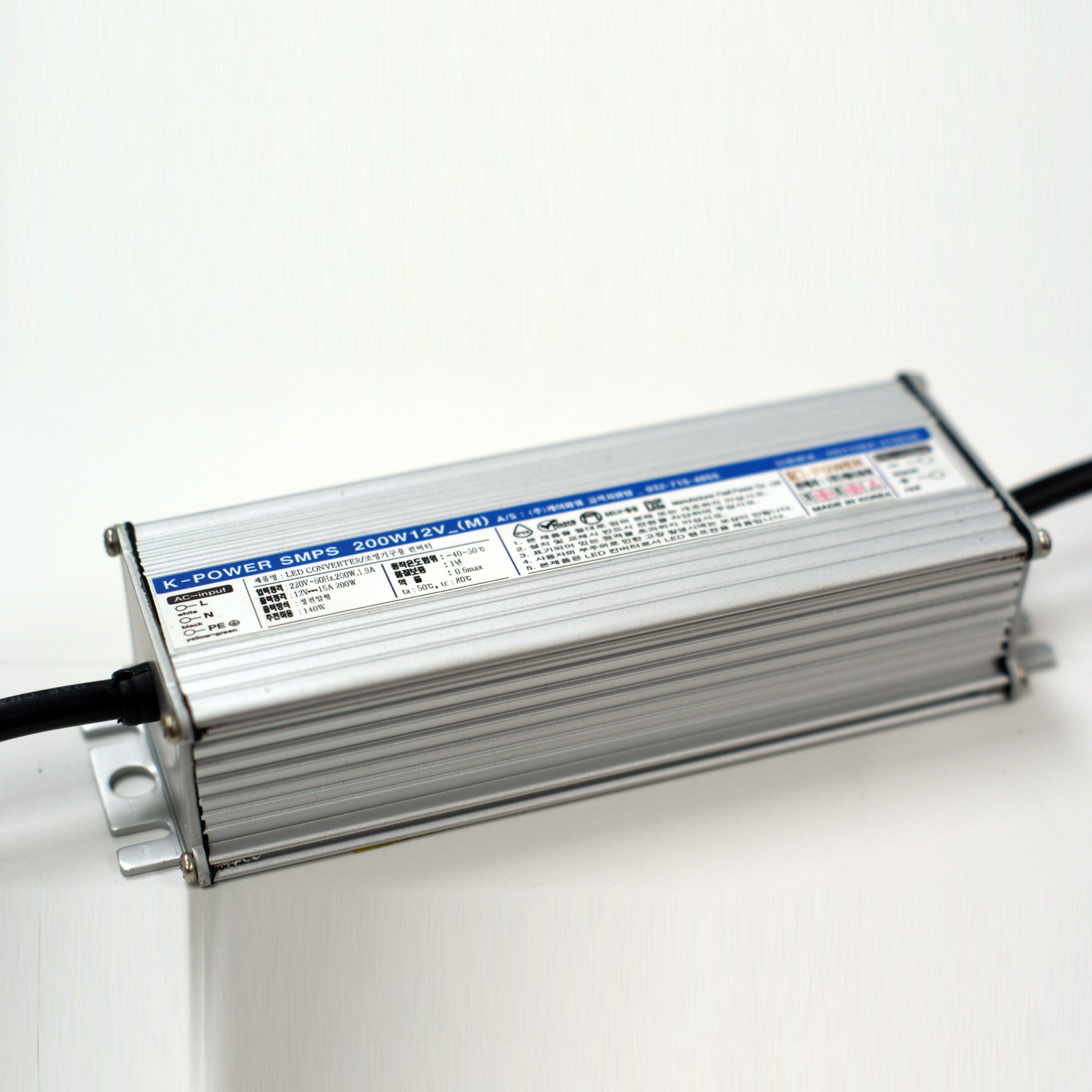 케이파워 컨버터_200W24V_(방수형_정전압) 24,000원