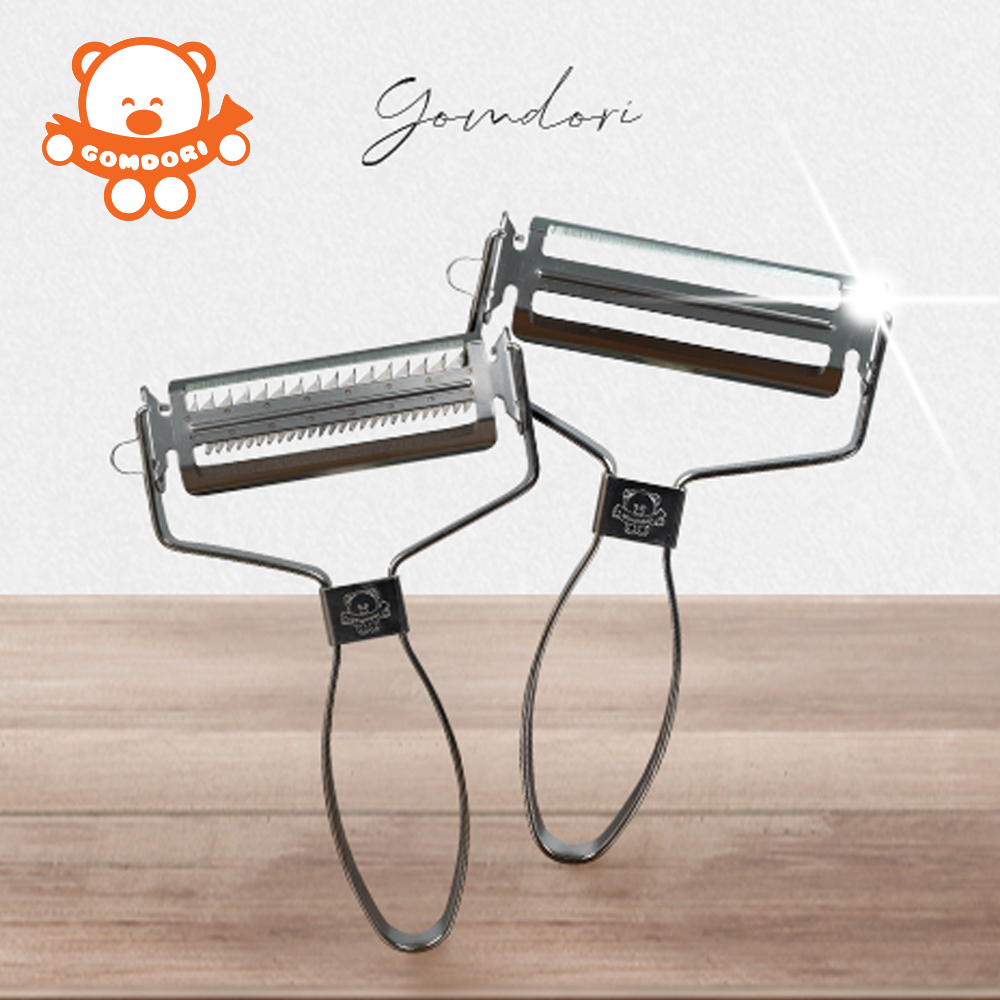 테콘 곰돌이 국산 스텐 만능 채칼 평칼 필러 양배추칼 감자칼 당근 파채칼, 1개 12,000원