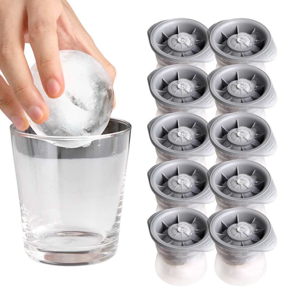 대형 위스키 왕 얼음 원형 1구 아이스트레이 10개입 빅볼 하이볼 얼음틀 아이스볼메이커, 10개, 혼합 9,900원
