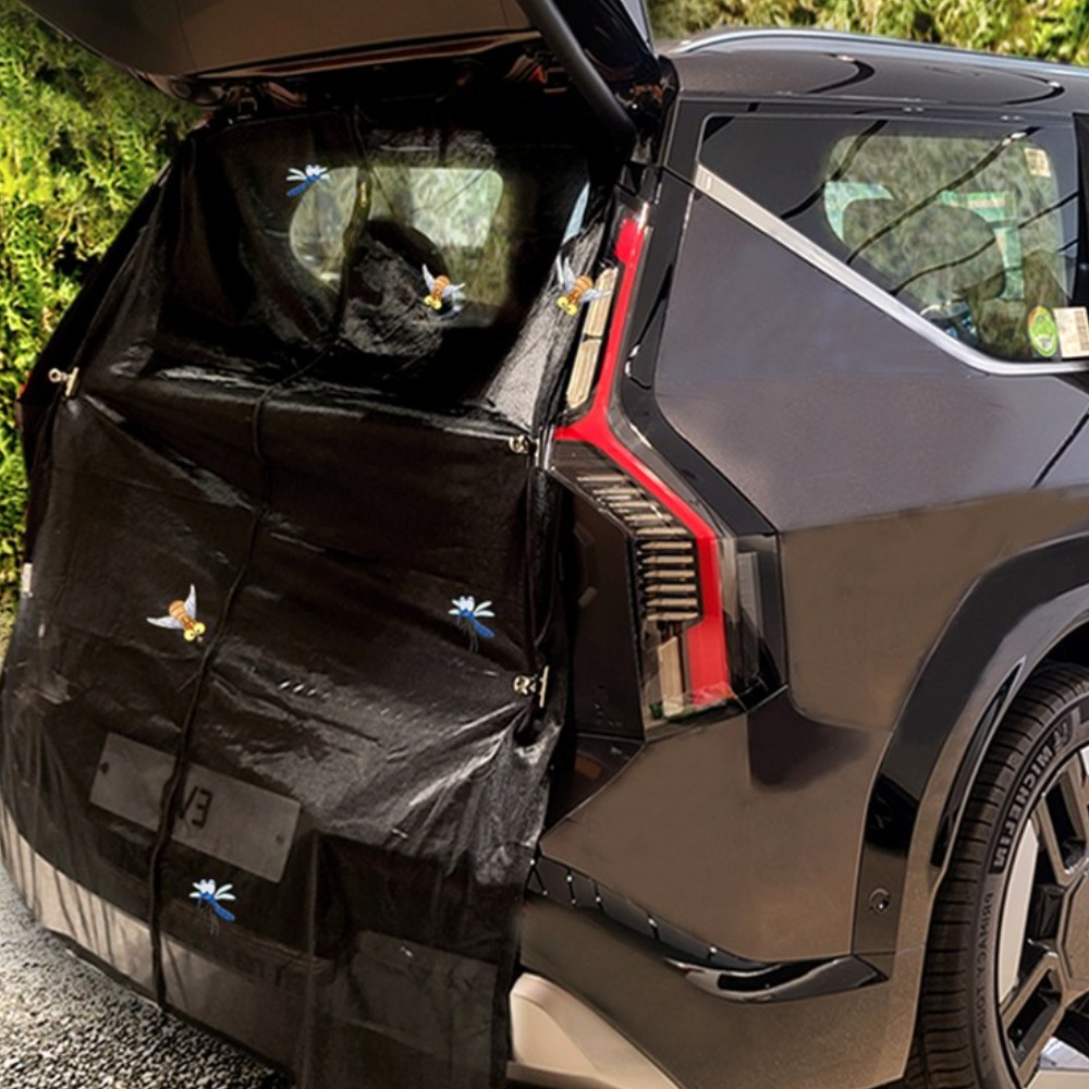 기아 EV9 호환 차박 모기장 풀 세트 앞문 뒷문 트렁크 3종 캠핑 차크닉 햇빛가리개 사생활보호 그늘막 커튼 00362, 1세트, 검정 39,800원