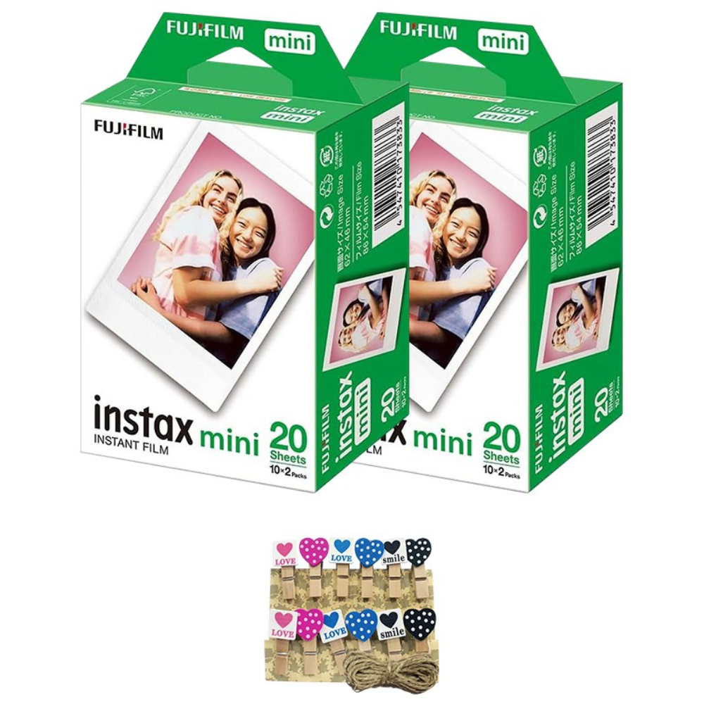 후지 인스탁스 미니필름 40장+하트데코집게/즉석카메라 필름, 단일상품, 1개 59,800원