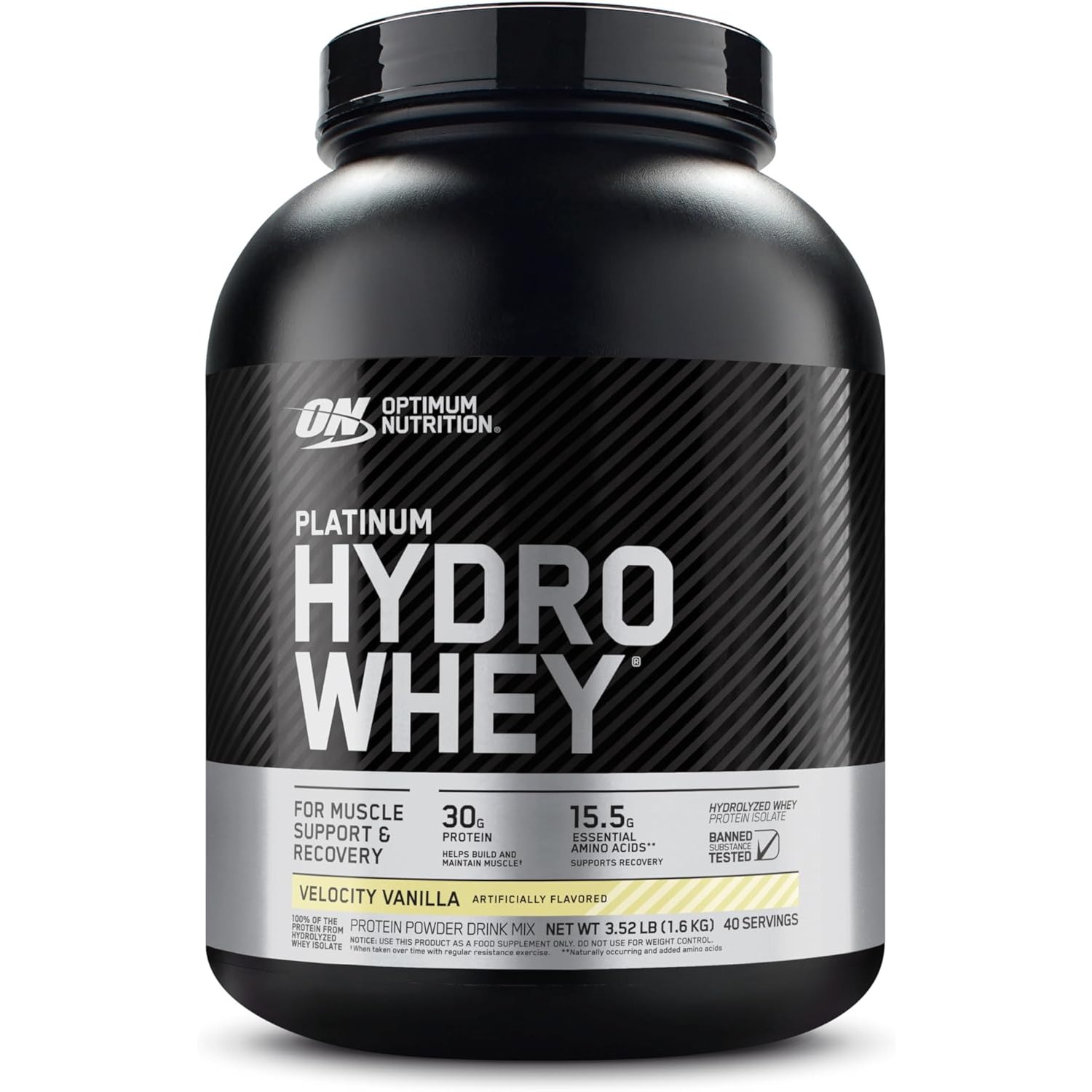 옵티멈뉴트리션 플래티넘 하이드로 웨이 프로틴 아이솔레이트 바닐라맛 단백질 파우더, 1.6kg, 1개 128,140원