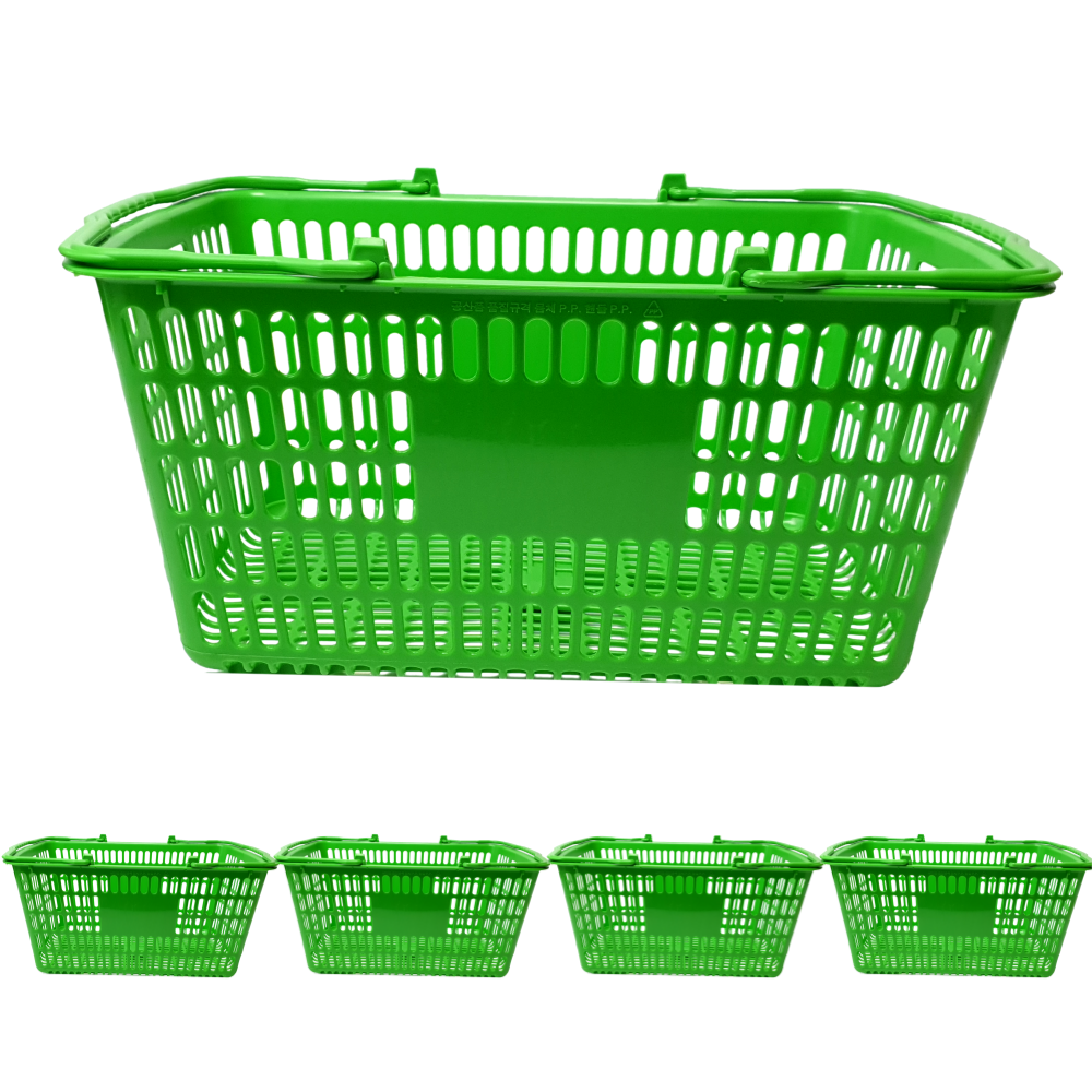 대원리빙 왕대 쇼핑바구니 마트바구니 5P 22,500원