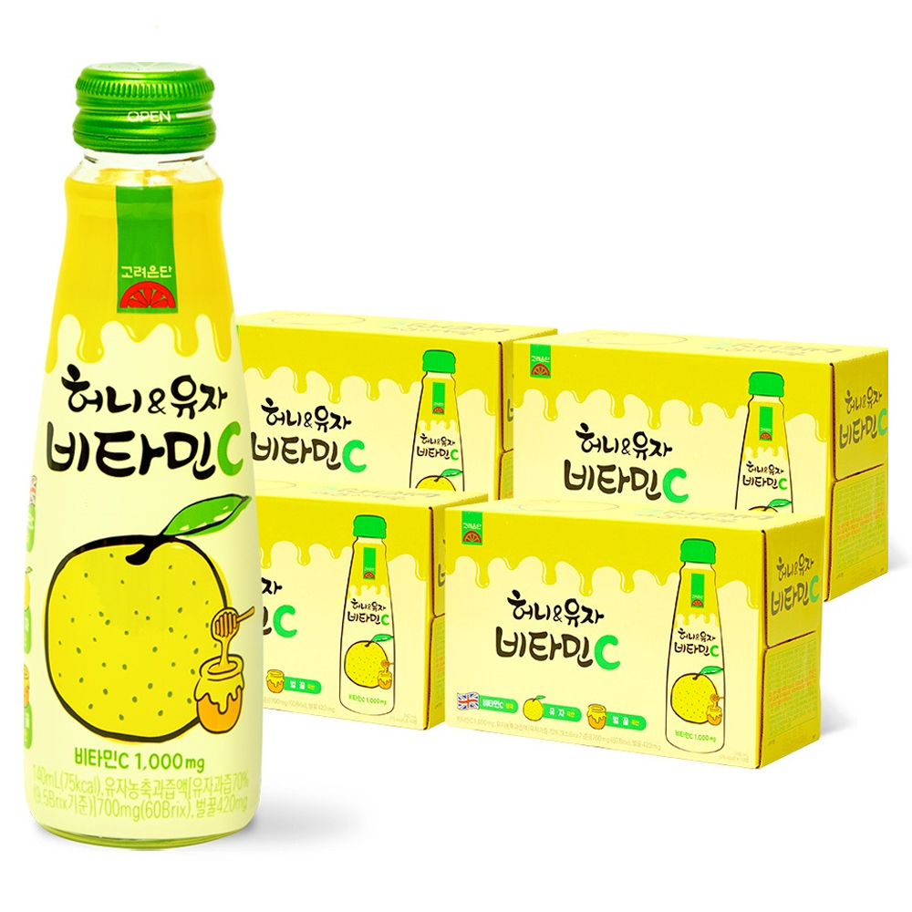 고려은단 허니 앤 유자 비타민C, 140ml, 40개 29,150원