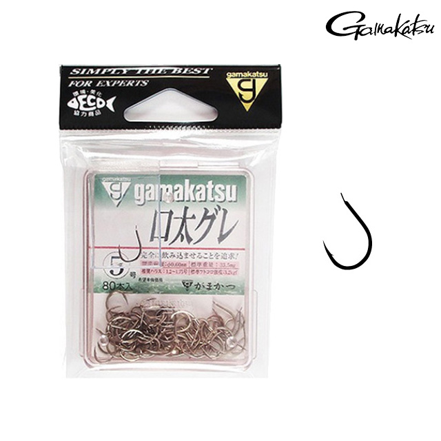 가마가츠 구태 구레 바늘 벵에돔 덕용 훅 No.66335, 1개, 80개입 7,780원