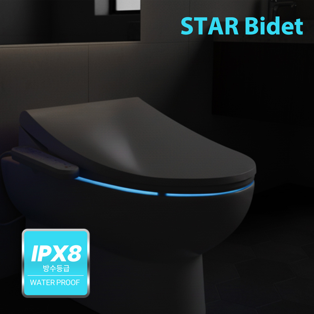 스타비데 직수형 IPX8 완벽방수비데 항균시트 노즐자동세척 필터없는 비데구입 에어버블 SB-IPX8, 고객직접설치, SB-IPX8 129,000원