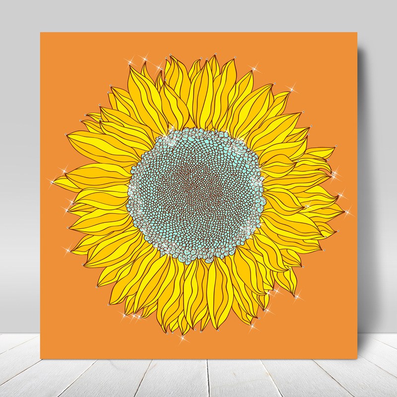 피앤피몰 보석 한송이 해바라기 액자 풍수지리인테리어 돈들어오는 그림 89,000원