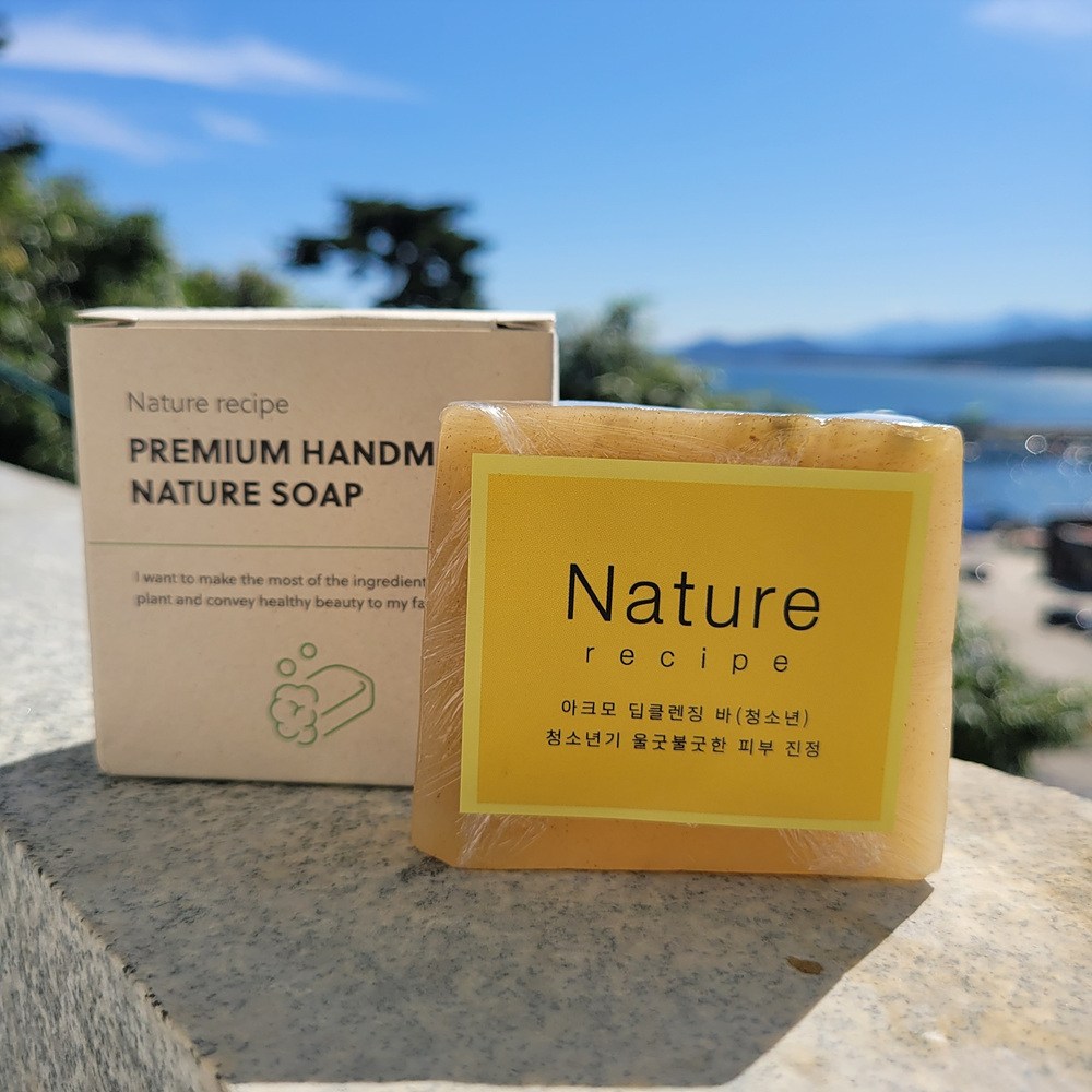 네이처레시피 딥클렌징 모낭충 비누 모냥염 비누 청소년 지루성 피부 수제비누 11,570원