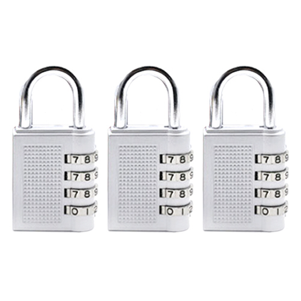다다 4단 비밀번호 자물쇠 대형 실버 9,900원