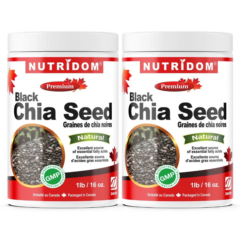 뉴트리돔 캐나다 유기농 블랙 치아씨드 453g Organic Black Chia Seed 1LB, 2개 34,600원