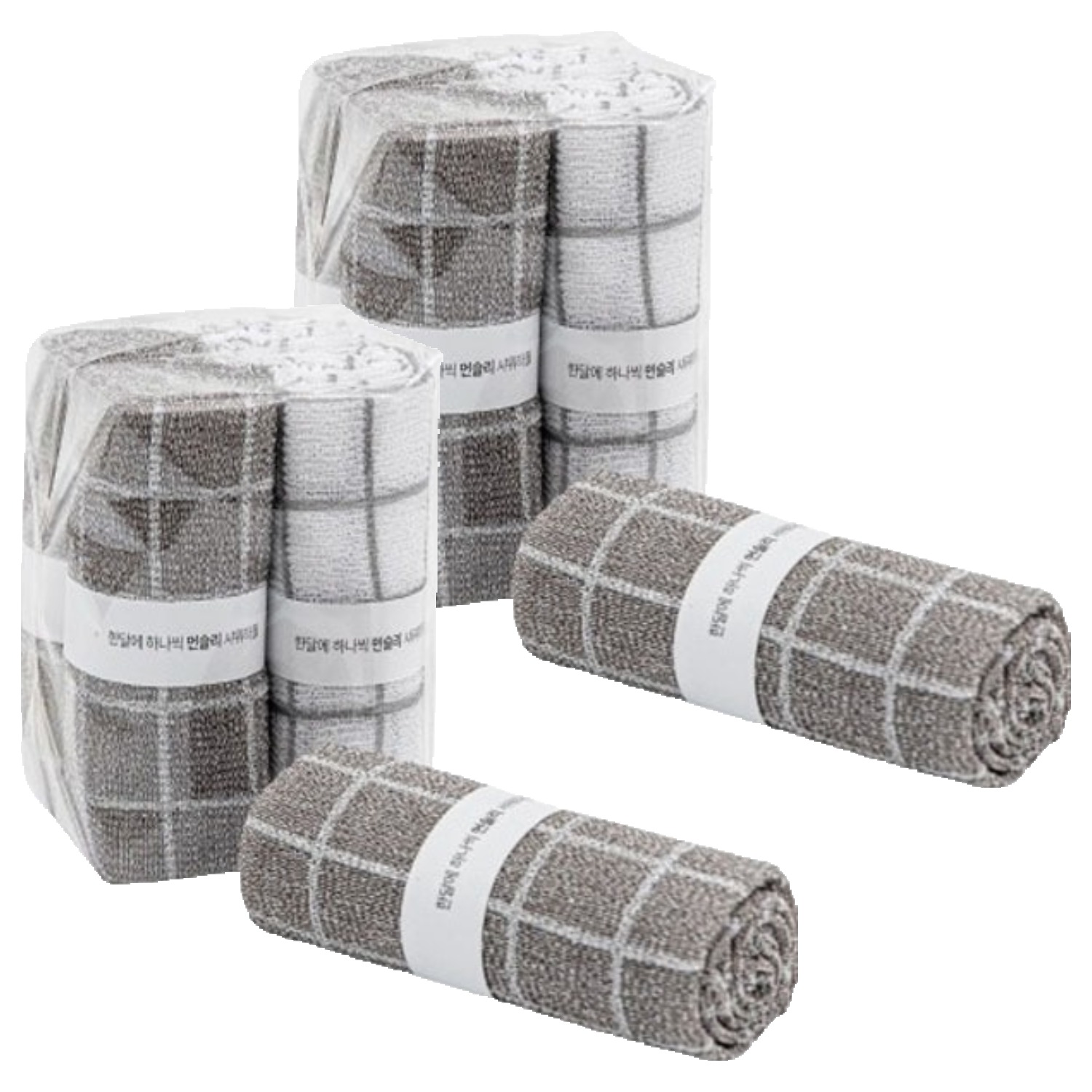 폴인홈 한달에 하나씩 먼슬리 패턴 샤워타월 2종 x 2p 세트 27,800원