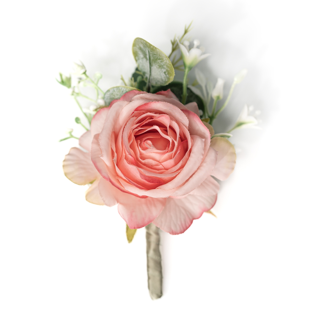 봄부쿠 행사용코사지 꽃사지 부토니에, 1개, 연핑크 9,990원