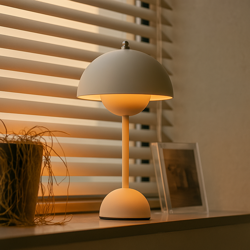 도르리 머쉬룸 버섯조명 플라워팟 무드등 감성 조명 LED조명 테이블램프 단스탠드, 화이트 24,900원