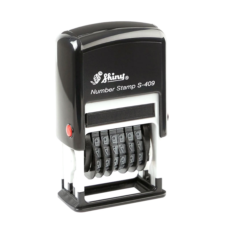 Shiny S-409 넘버링 스탬프 6단 4mm 케이스랜덤 8,800원