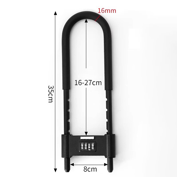 U자형 대형 비밀번호 잠금 자물쇠 방수 대문 도난방지 14,600원