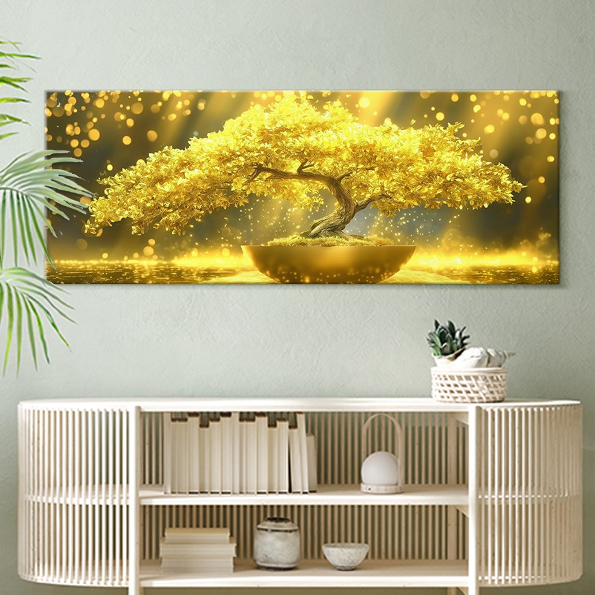 [인메이블] 돈들어오는 돈나무 그림 10억 금전수 와이드 추상화 거실 액자 217,000원