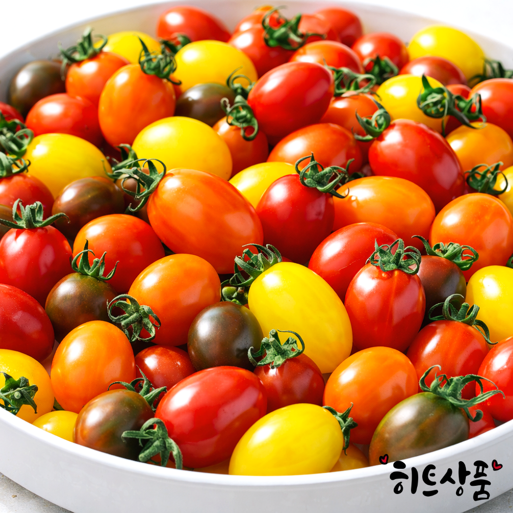 푸른마을 국내산 컬러 대추방울토마토 GAP인증 로얄과 고당도 방울토마토, 1박스, 컬러 대추방울토마토 5kg 66,900원