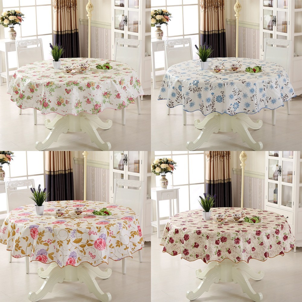 달빛코드 고급형 감성 테이블보 모던 방수 원형 플라워 꽃 식탁보 9,800원