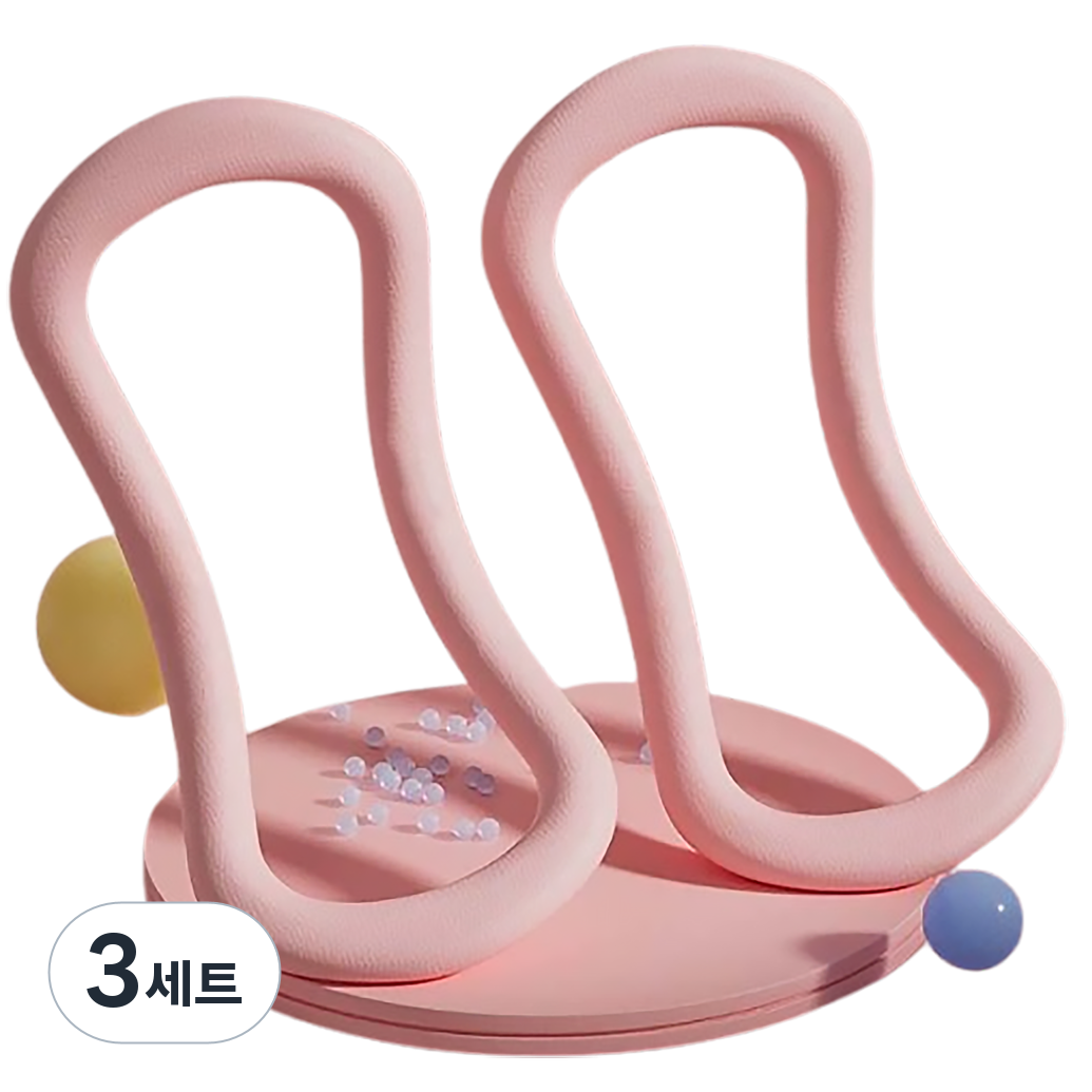 리브에어 파스텔 요가링 하드 타입, 3세트, 핑크 10,830원