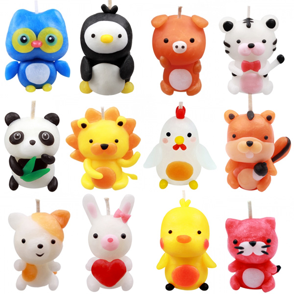 이야코 깜찍나라 양초만들기 동물 20종 강아지 고양이 1,500원